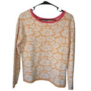 Women's Vintage Flower Sweater Small
